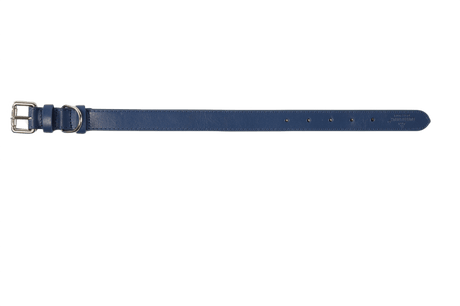 Baker & Bray Navy Eco Friendly Leather Dog Collar, Baker & Bray, XS