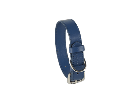 Baker & Bray Navy Eco Friendly Leather Dog Collar, Baker & Bray, XS