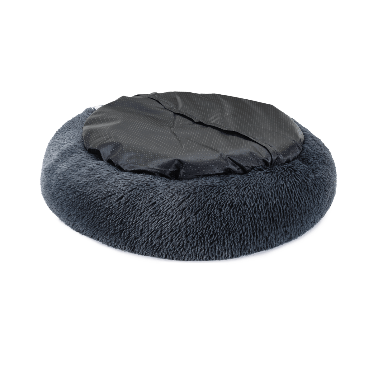 Baker & Bray The Donut - Dark Grey Eco Friendly Luxury Calming Donut Dog Bed, Baker & Bray, Large (100cm)