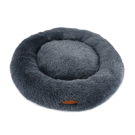Baker & Bray The Donut - Dark Grey Eco Friendly Luxury Calming Donut Dog Bed, Baker & Bray, Large (100cm)