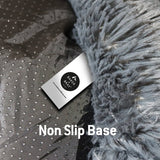 Baker & Bray The Donut - Dark Grey Eco Friendly Luxury Calming Donut Dog Bed, Baker & Bray, Large (100cm)