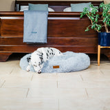 Baker & Bray The Donut - Light Grey Eco Friendly Luxury Calming Donut Dog Bed, Baker & Bray, Large (100cm)