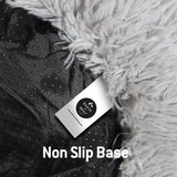 Baker & Bray The Donut - Light Grey Eco Friendly Luxury Calming Donut Dog Bed, Baker & Bray, Large (100cm)