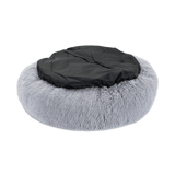 Baker & Bray The Donut - Light Grey Eco Friendly Luxury Calming Donut Dog Bed, Baker & Bray, Large (100cm)