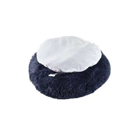 Baker & Bray The Donut - Navy Eco Friendly Luxury Calming Donut Dog Bed, Baker & Bray, Small (60cm)