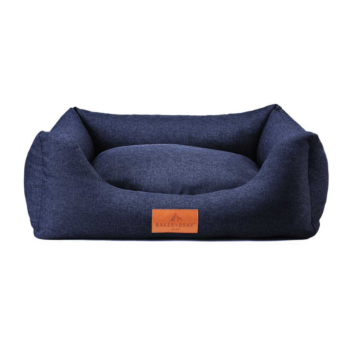 Baker & Bray The Ultimate - Navy Blue, Eco Orthopaedic Luxury Dog Bed, Baker & Bray, XL (128cm)