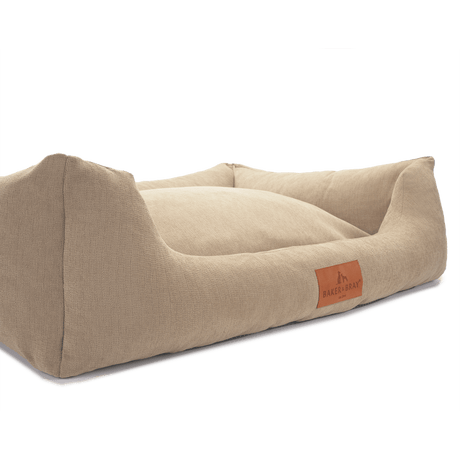 Baker & Bray The Ultimate - Oatmeal Beige, Eco Orthopaedic Luxury Dog Bed, Baker & Bray, L (100cm)