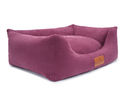 Baker & Bray The Ultimate - Rhubarb Red, Eco Orthopaedic Luxury Dog Bed, Baker & Bray, L (100cm)