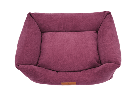 Baker & Bray The Ultimate - Rhubarb Red, Eco Orthopaedic Luxury Dog Bed, Baker & Bray, L (100cm)