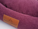 Baker & Bray The Ultimate - Rhubarb Red, Eco Orthopaedic Luxury Dog Bed, Baker & Bray, L (100cm)
