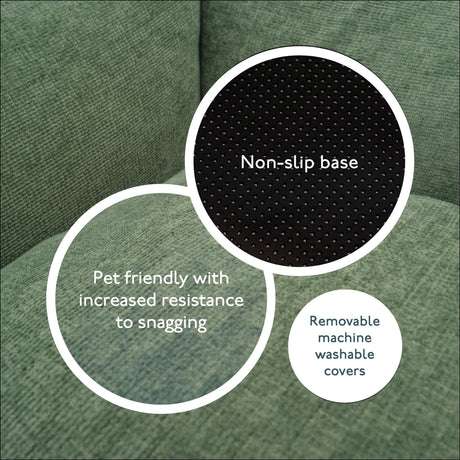 Baker & Bray The Ultimate - Sage Green, Eco Orthopaedic Luxury Dog Bed, Baker & Bray, L (100cm)