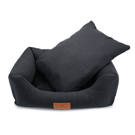 Baker & Bray The Ultimate - Slate Grey, Eco Orthopaedic Luxury Dog Bed, Baker & Bray, L (100cm)