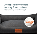 Baker & Bray The Ultimate - Slate Grey, Eco Orthopaedic Luxury Dog Bed, Baker & Bray, L (100cm)