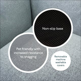 Baker & Bray The Ultimate - Stone Grey, Eco Orthopaedic Luxury Dog Bed, Baker & Bray, L (100cm)