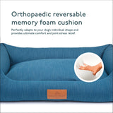 Baker & Bray The Ultimate - Teal Blue - Green, Eco Orthopaedic Luxury Dog Bed, Baker & Bray, L (100cm)