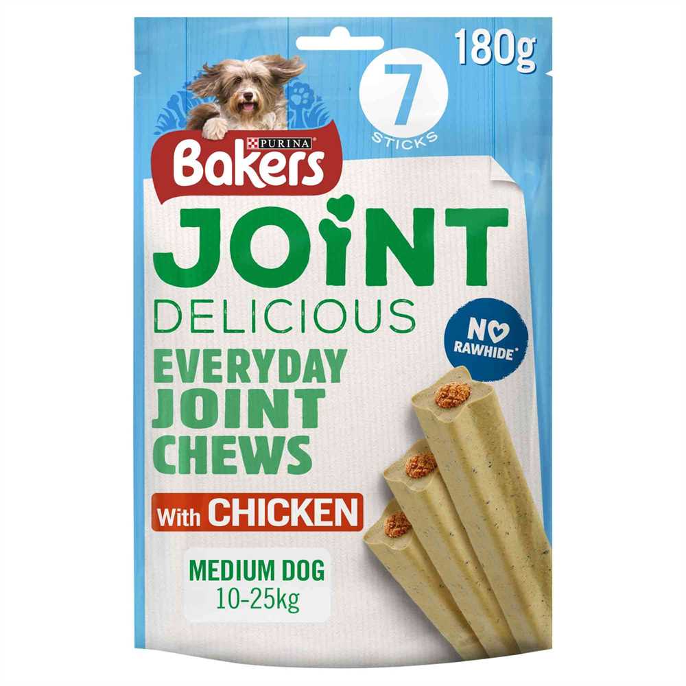 Bakers Joint Delicious Medium Dog Chicken Dog Chews - 6 Pack, Bakers,