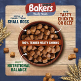 Bakers Meaty Meals Small Dog Dry Food with Chicken - 5 x 1kg Boxes, Bakers,