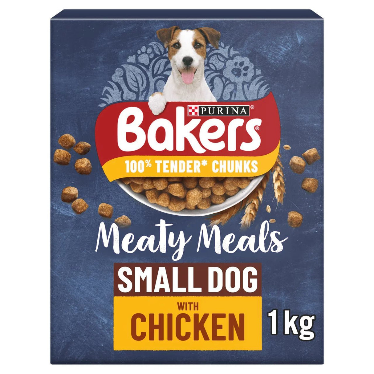 Bakers Meaty Meals Small Dog Dry Food with Chicken - 5 x 1kg Boxes, Bakers,