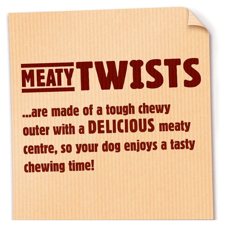 Bakers Meaty Twists Beef Dog Chews - 10 Pack, Bakers,