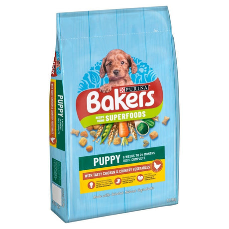 Bakers Puppy Chicken with Veg Dry Dog Food, Bakers, 12.5 kg