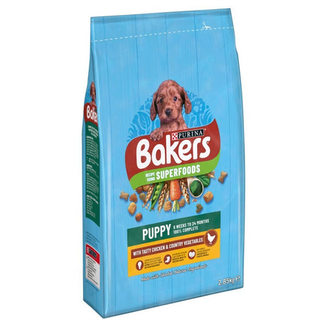 Bakers Puppy Chicken with Veg Dry Dog Food, Bakers, 2.85 kg