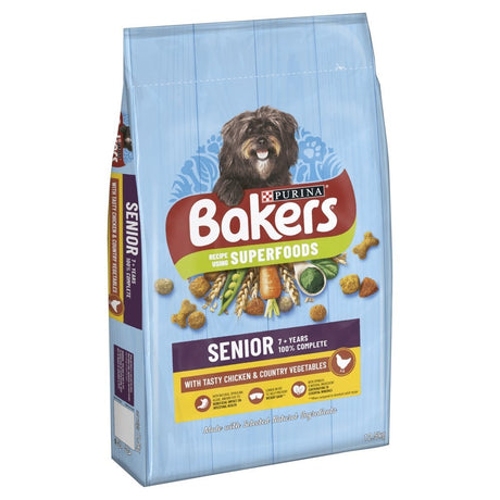 Bakers Senior Dry Dog Food Chicken & Veg, Bakers, 12.5 kg