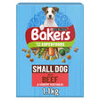 Bakers Small Dog Dry Food with Beef & Veg, Bakers, 5x1.1kg