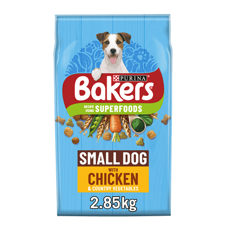 Bakers Small Dog Dry Food with Chicken & Veg, Bakers, 2.85 kg