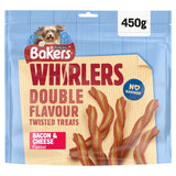 Bakers Whirlers Bacon & Cheese Dog Treats, Bakers, 3 x 450g