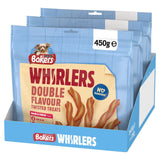 Bakers Whirlers Bacon & Cheese Dog Treats, Bakers, 3 x 450g