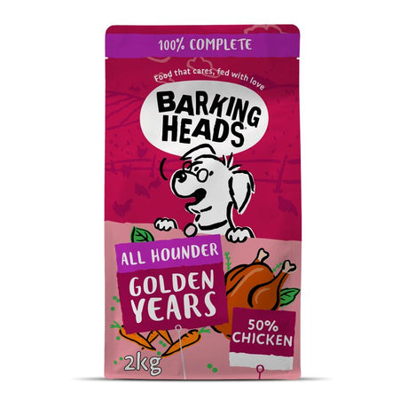 Barking Heads All Hounder Golden Years Chicken, Barking Heads, 4x2kg