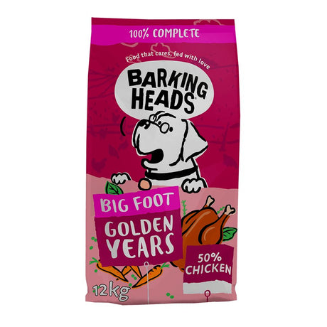 Barking Heads Big Foot Golden Years Chicken 12 kg, Barking Heads,