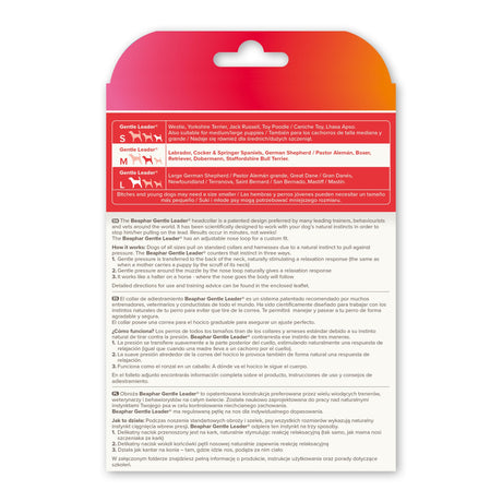 Beaphar Gentle Leader Black Head Collar for Medium Dogs, Beaphar,