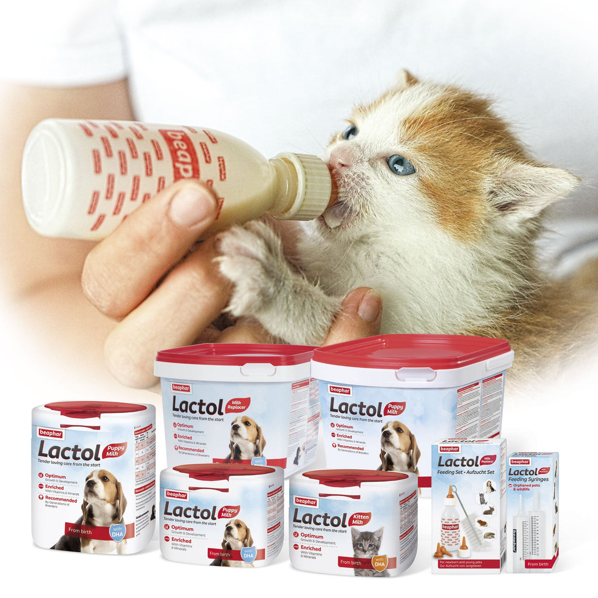 Beaphar Lactol Milk Replacer for Kittens – 250g, Beaphar,