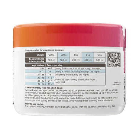 Beaphar Lactol Milk Replacer for Puppies, Beaphar, 2 kg