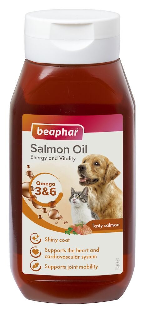 Beaphar Salmon Oil for Cats and Dogs - (6 x 430ml), Beaphar,