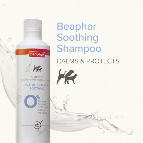 Beaphar Sensitive Skin Soothing Shampoo for Pets - 250ml x 3 Pack, Beaphar,