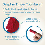 Beaphar Soft Finger Toothbrush for Dogs and Cats - 6 Pack, Beaphar,