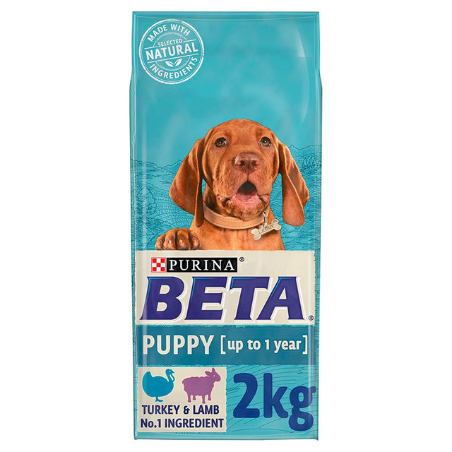 BETA Puppy Turkey & Lamb Dry Dog Food, PURINA BETA, 2 kg