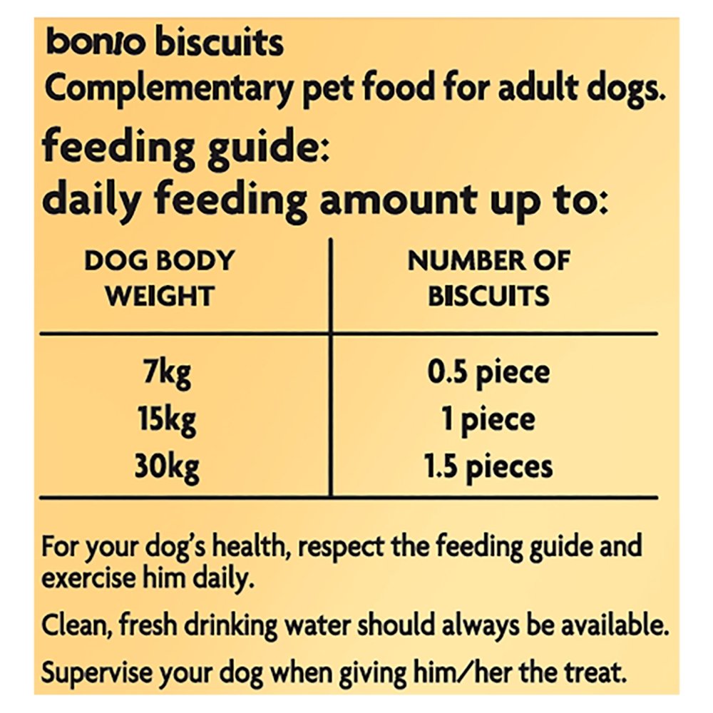 Bonio with Chicken Dog Biscuits, Bonio, 4 x 1.2kg