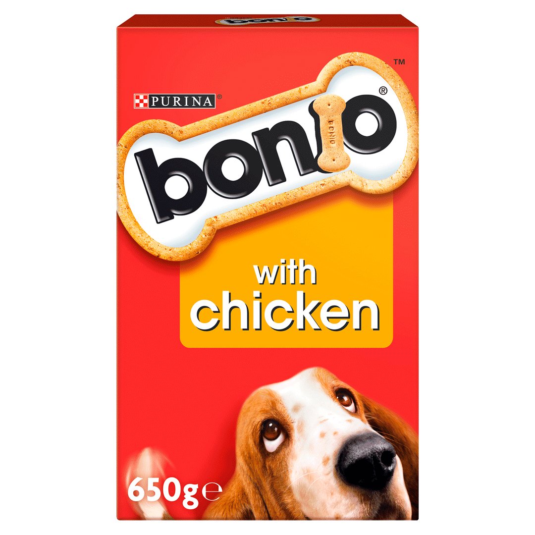 BONIO with Chicken Dog Biscuits, Bonio, 6 x 650g