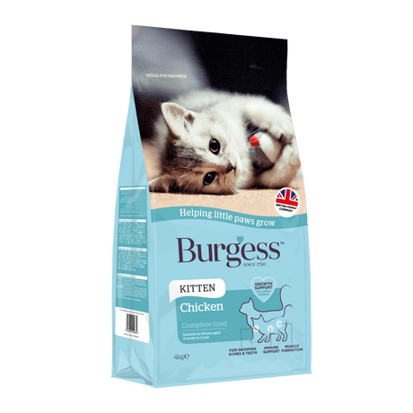 Burgess Kitten with Chicken Dry Food, Burgess, 4 kg