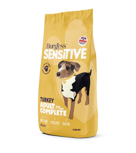 Burgess Sensitive Dog Turkey & Rice, Burgess, 12.5 kg