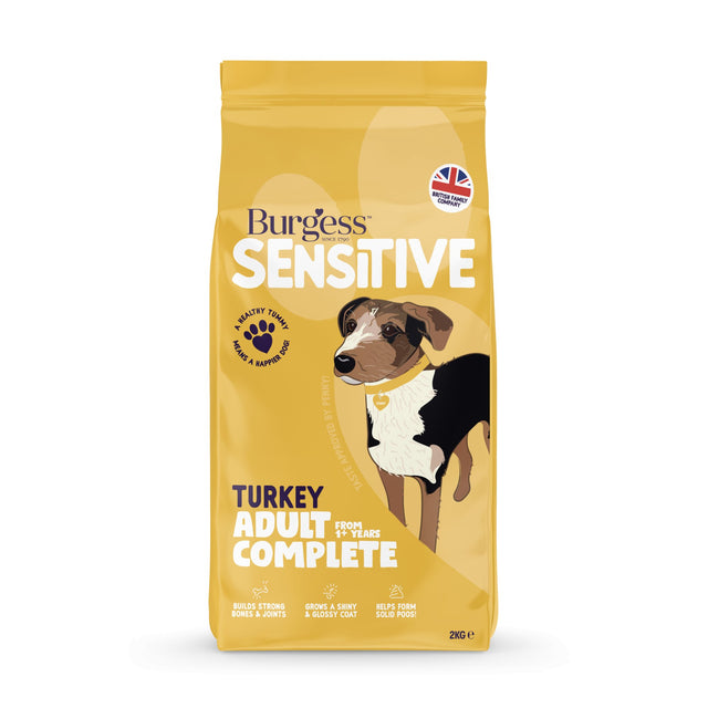 Burgess Sensitive Dog Turkey & Rice, Burgess, 2 kg