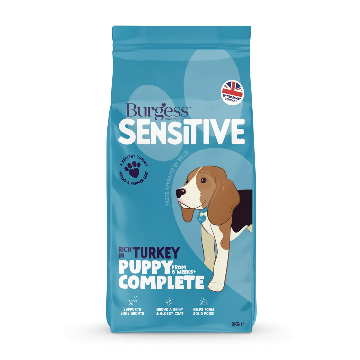 Burgess Sensitive Puppy Turkey & Rice, Burgess, 2 kg