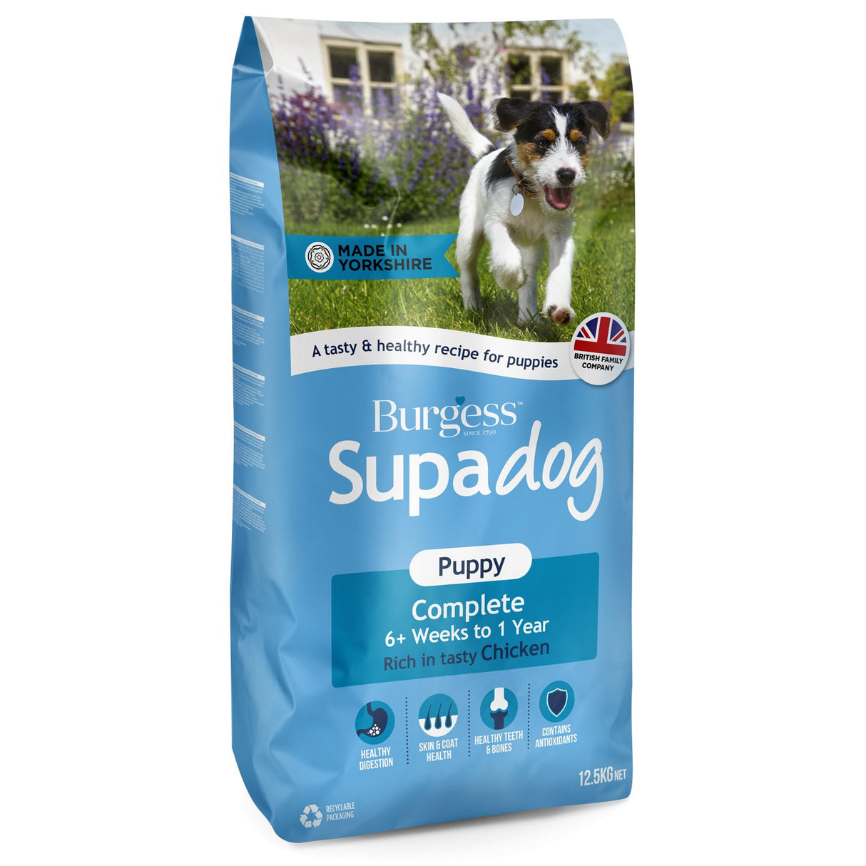 Burgess Supadog Puppy Rich in Chicken - 12.5kg Dry Dog Food, Burgess,