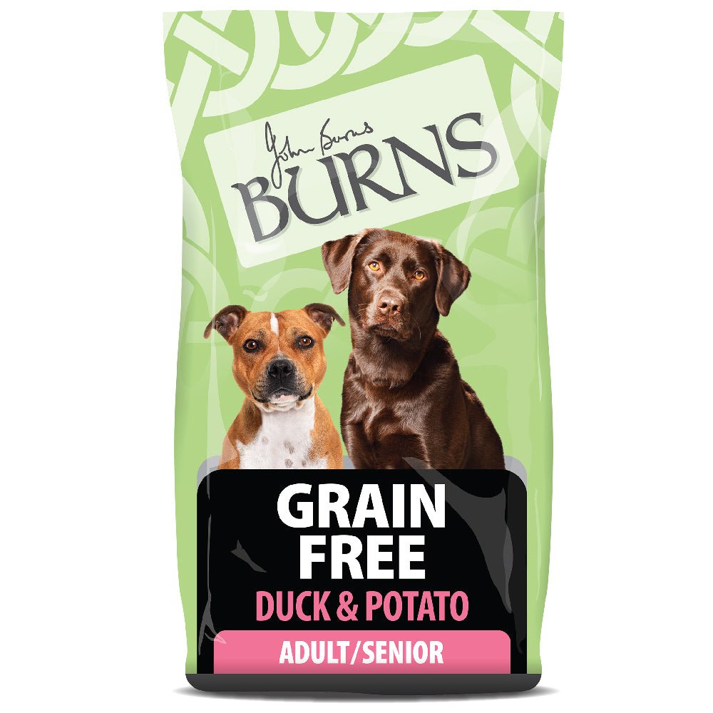 Burns Adult Dog Food Grain Free Duck & Potato, Burns, 12 kg