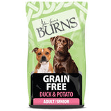 Burns Adult Dog Food Grain Free Duck & Potato, Burns, 2 kg