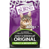 Burns Adult & Senior Cat Original Turkey & Brown Rice, Burns, 300g