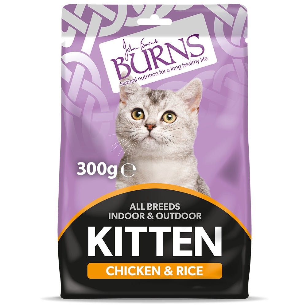 Burns Original Chicken & Rice Kitten Food, Burns, 300g